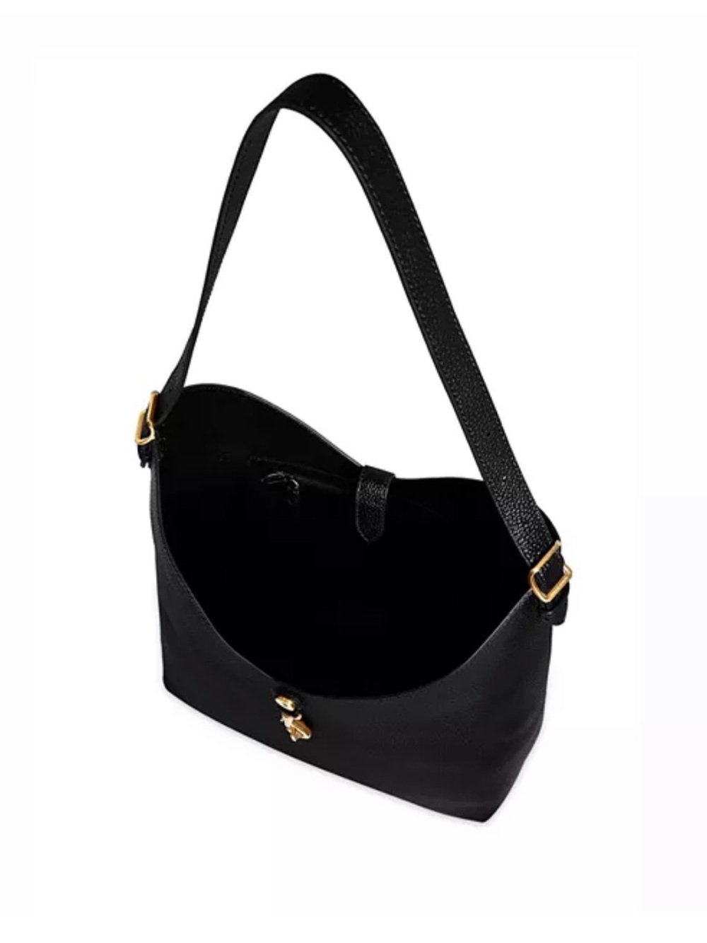 Rebecca Minkoff Black Leather Hobo Bag - Picture 6 of 7